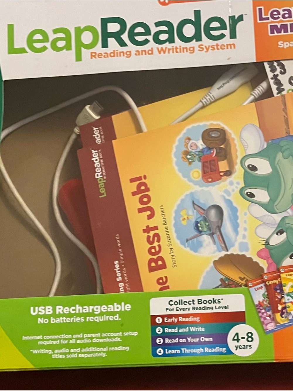 LeapReader Reading & Writing System - Green/White